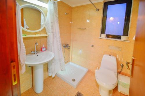 Kúpeľňa v ubytovaní Xenios Zeus Apartments
