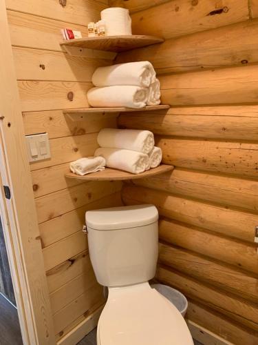 Ванная комната в Countryside Cabins