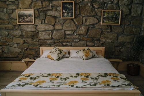 Posteľ alebo postele v izbe v ubytovaní Apartament we Wsi