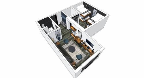Gravity Hausの見取り図または間取り図