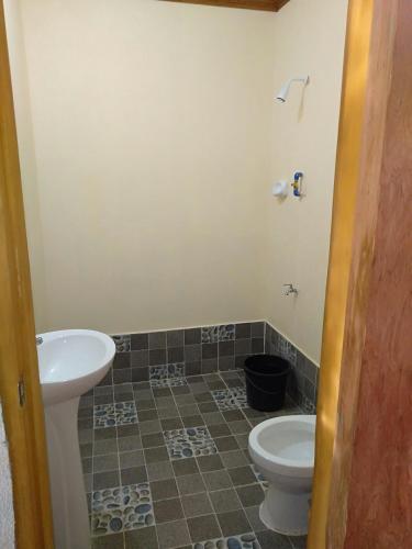 Koupelna v ubytování Gold Star Inn