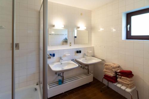 Koupelna v ubytování Ferienhaus Bausch