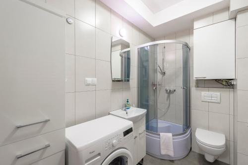 Koupelna v ubytování Apartament Kawowy - 5D Apartamenty