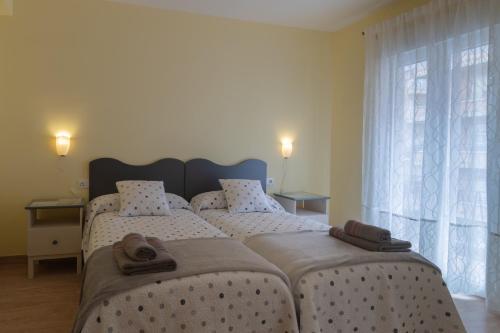 Postel nebo postele na pokoji v ubytování Río duero 2