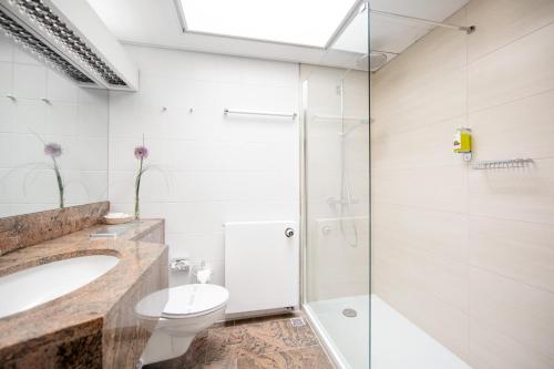 Koupelna v ubytování Stadthotel Eckernförde