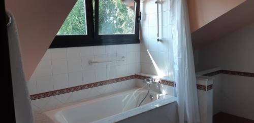 Koupelna v ubytování Hotel Rural El Pagadín