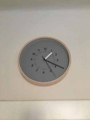 a clock on a wall on a ceiling at Anna & Ida in Reichenau