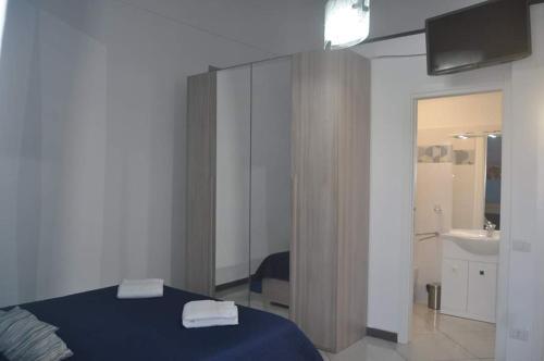 Postel nebo postele na pokoji v ubytování Dalla Maestra Lucia