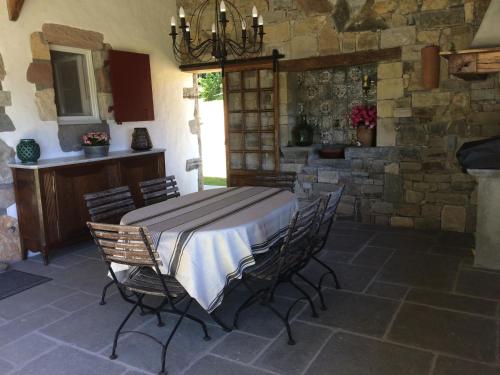Kuchyň nebo kuchyňský kout v ubytování Maison d'hôtes VILLA XARAN ERDIAN