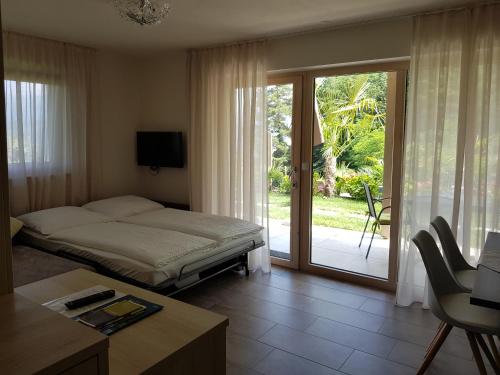 Televisyen dan/atau pusat hiburan di Gartenappartements Die Mühle