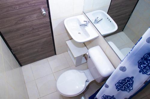 Koupelna v ubytování SUITES FullHouse