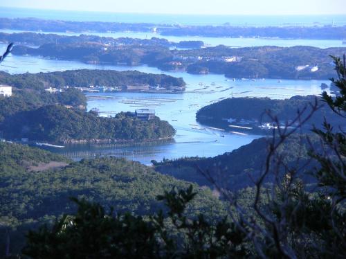 a view of the allegheny river from a mountain at Hiogiso in Shima