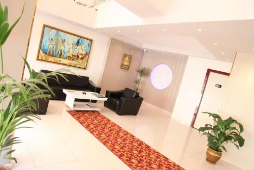 Ruang duduk di Hattuşirin Hotel