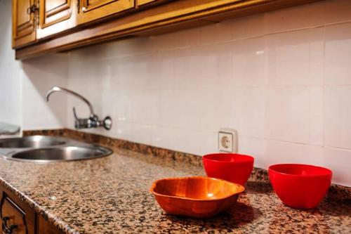 Η κουζίνα ή μικρή κουζίνα στο Casa Miramundo