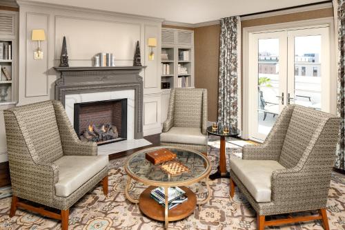 Un lugar para sentarse en Hotel Bennett Charleston