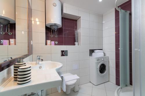 Ένα μπάνιο στο Apartments Bubalo