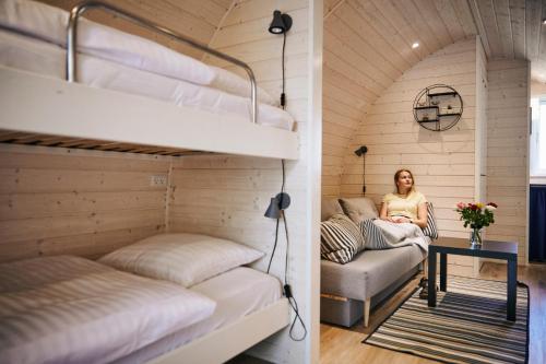 Posezení v ubytování Danhostel Rødding Centret