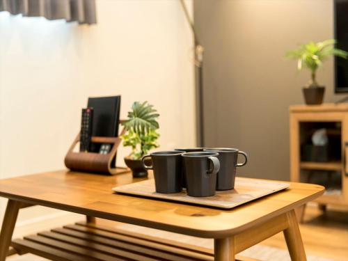 Utensilios para hacer té y café en TRIP POD CHIYO A