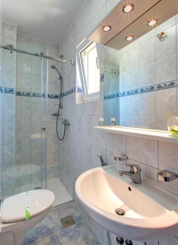 Koupelna v ubytování Motel MontaNaro