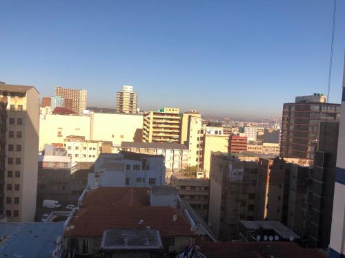 a view of a city with tall buildings at Coastlands Durban Self Catering Holiday Apartments in Durban