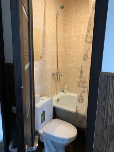 A bathroom at Гостиница GOBI