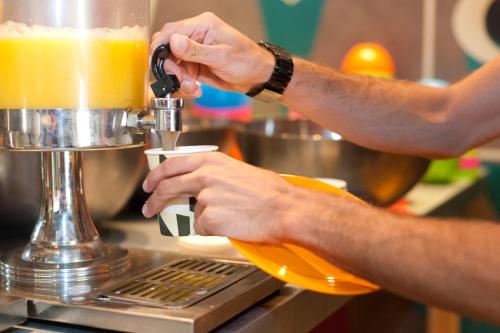 Kaffe- og tefaciliteter på St Christopher's Inn Barcelona