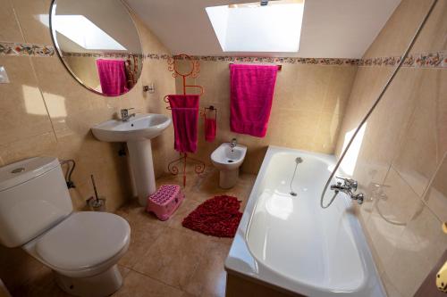 Koupelna v ubytování La Buhardilla de Olivia