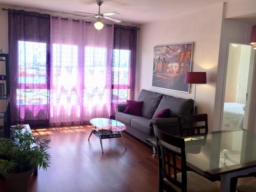 Posezení v ubytování Apartamento con vistas