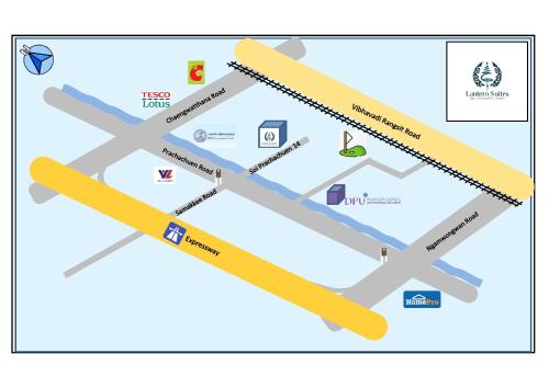 a map of the amazonazonazonazonazonazonazonazonazonazon logo at The Lantern Suites in Ban Song Hong