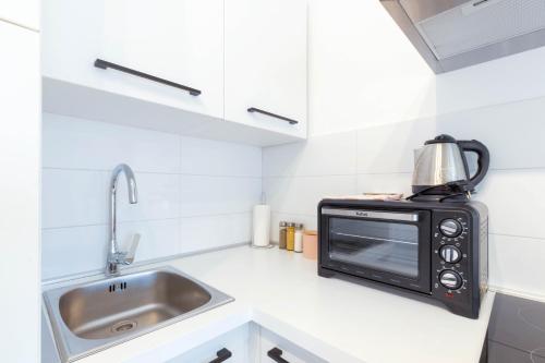 Dapur atau dapur kecil di Little Fish studio