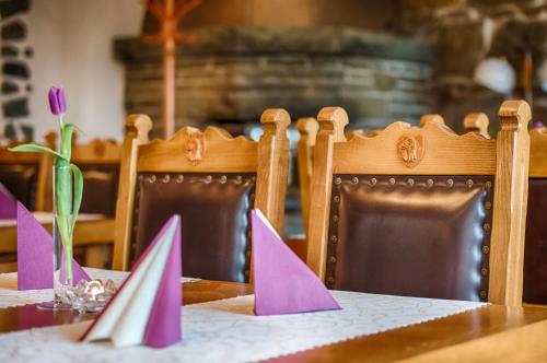 Un restaurante u otro lugar para comer en Hotel Zlatý Orel