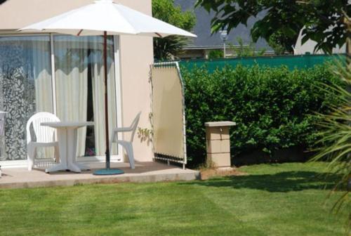 Zahrada ubytování APPART HÔTEL MON CALME