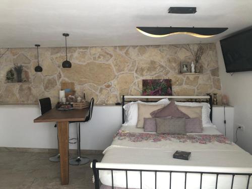 Postel nebo postele na pokoji v ubytování Casa di Lavanda