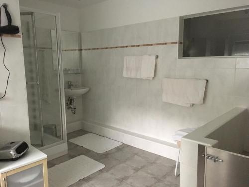 Bilik mandi di Haus LUNA - Privatzimmer im sonnigen Südburgenland