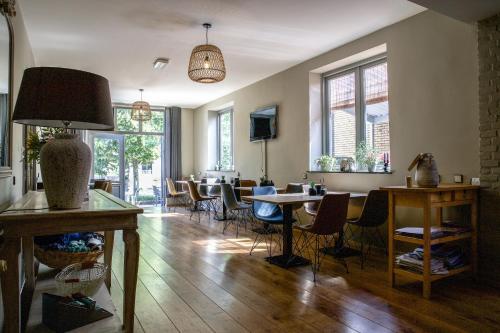 Coin salon dans l'établissement B&B Bie Janssen