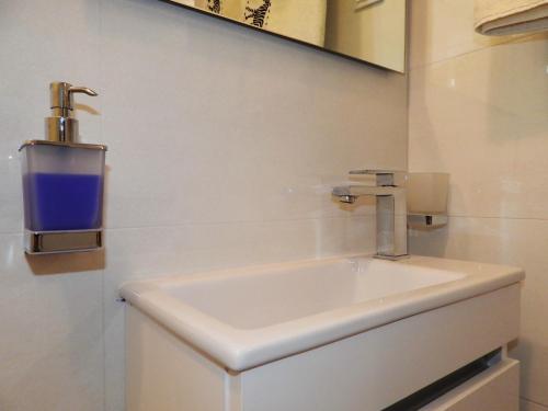 Ένα μπάνιο στο Hrstich Apartments