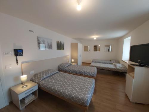 TV a/nebo společenská místnost v ubytování B&B Tomaselli