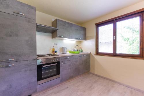 Kuchyň nebo kuchyňský kout v ubytování Dolar Rooms