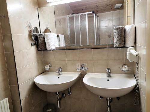 Koupelna v ubytování Apart Hotel Ideal