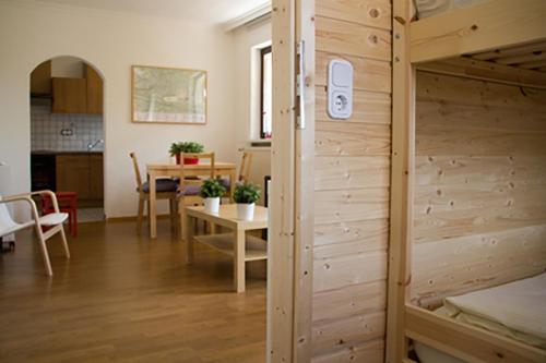 A bed or beds in a room at Haus Taekema Appartments
