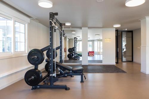 Fitness centrum a/nebo fitness zařízení v ubytování Apartamentos Dena