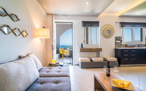 Zona d'estar a Talos Luxury Suites