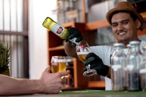 Villana's Hostal Santa Martaで提供されているドリンク
