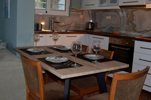 Dapur atau dapur kecil di Cosy Apartments Daphne