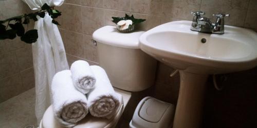 A bathroom at Hotel Casa Gaia