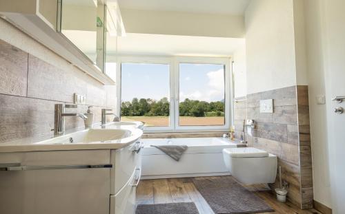 Kúpeľňa v ubytovaní Luxuriöse Penthaus Wohnung