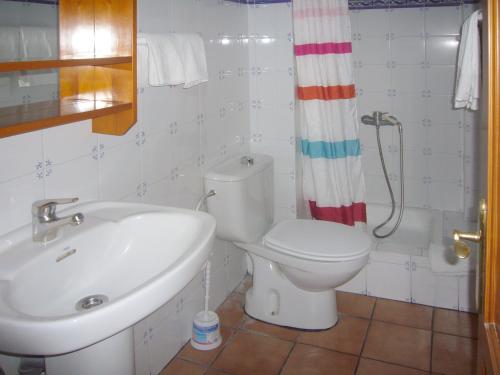 Koupelna v ubytování Apartamentos Atlantis