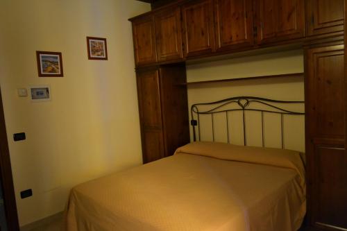 Katil atau katil-katil dalam bilik di Agriturismo Mandrola
