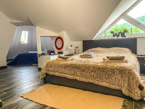 En eller flere senge i et værelse på Gladiaterra Castle