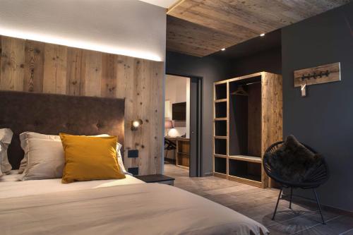 Ένα ή περισσότερα κρεβάτια σε δωμάτιο στο Hotel san Vitale